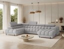 Feraria 6 seters Bubblig sovesofa med divan og sjeselong oppbevaring Venstre   Pellerito 03