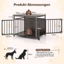 Northix Hundeburmøbler 3 Dører Tre Sidebord