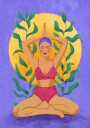 Meditation Poster Plakat / 21x30cm