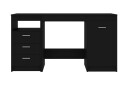 Skrivebord svart 140x50x76 cm sponplate  