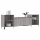 vidaXL TV-benk grå sonoma 160x35x55 cm konstruert tre 8721012113770