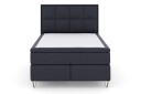 Select No 5 Komplett Sengepakke 140x200 Fast Watergel Blå/V formede Metallben