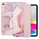 iPad (2022) Tech-Protect SmartCase Pen Tri-Fold Folio-deksel Marmor