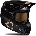 Leatt Crosshjelm Moto 9.5 med Crossbriller Karbon