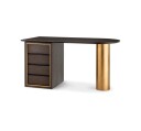 Del Rio skrivebord mocha oak veneer