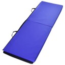 Myk gulvmatte gymnastikkmatte yogamatte foldematte gymnastikkmatte 180x60x4cm   blå