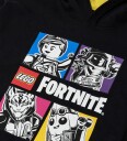 LEGO® Fortnite Hettegenser   LWSian 700   Svart m. Trykk   LEGO® Wear   9 år (134)   Hettegenser Gul