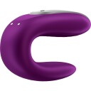 Satisfyer Double Fun App-styrt Parvibrator      - Lilla