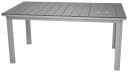 Venture Home Levels hagebord inkl. tilleggsplate 160, 240 cm hvit, grå. 1608295-01-250 1645014-01-0