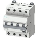 Siemens Kombinasjonsbryter Effektbryter/PFI B 6A 4P 300mA 5SU1346-6FP06