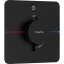 Hansgrohe ShowerSelect Comfort Q dusjbatteri, sort