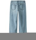 LMTD Nlfbett Dnm Lw R Straight Pant Blue 170