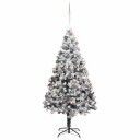  Kunstig juletre med 300 LED grønn 180 cm PVC og Stål og Plast