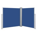 vidaXL Uttrekkbar sidemarkise 140x600 cm blå