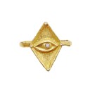 Maanesten Harlekin Ring Gullfarge 57.0 Eurosize