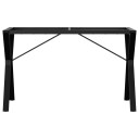  Ben for spisebord Y-ramme 120x60x73 cm støpejern 357934