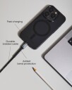 Premium woven cable USB C Lightning Black