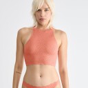 Sloggi Zero Feel Bliss Crop topp oransje Størrelse: L Kvinner