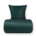 Nature By Borg Bambus sengetøy 240x220 cm - Mørkegrønn - Sateng - King size - 100% Bambus - Nature By Borg
