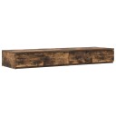  Sengeskuffer Røkt Eik 120x36,5x16,5 cm Konstruert Tre