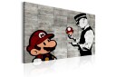 Tavle Banksy On Concrete 120X80 Artgeist sp. z o. o.