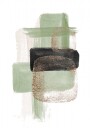 Modern Sage Gold Forms Plakat / 30x40