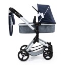 Bayer Combi Dolls Pram Vario Navy 18481AB