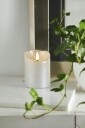 Star Trading Flamme Rustic LED Kubbelys Silver 10 cm