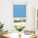  Plisségardin Blå 60x150 cm Stoff Bredde 59,4 Polyester