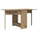 vidaXL Spisebord 138 x 70 x 73,5 cm Konstruert tre Artisan eik