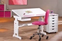 Selena Skrivebord Barn - Hvit/Rosa