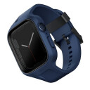 UNIQ Monos 2 i 1 Reim og Deksel for Apple Watch 45/44mm Blå