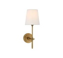 Visual Comfort Bryant Sconce Polished Nickel/Linen