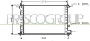 PRASCO FD050R010 Radiator motorkjøling
