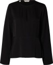 Selected Slwlaurina Ls Top - BLACK - 44