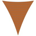 vidaXL Solskygge seil Oransje og Brunt 5 x 6 x 6 m