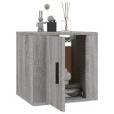 vidaXL Vegghengte TV-benker 2 stk grå sonoma 40x34,5x40 cm 8720845667627