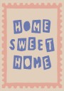 Home Sweet Home Typography Plakat Plakat / 40x50cm