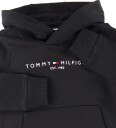 Tommy Hilfiger Hettegenser Essential Organic Svart Tommy Hilfiger 3 år 98 Hettegenser