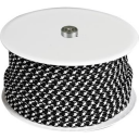25 meter Halo Design stoffledning svart & hvit zigzag