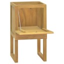 vidaXL Baderomsskap 45x45x75 cm heltre teak