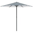 vidaXL Hageparasol 230 x 230 cm Polyester Rektangulær Blå og hvit