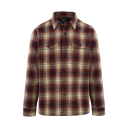 Salah Overshirt Red check M Check wool shirt