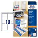 Avery visittkort, matte, 185g, 85x54 mm, 100 kort