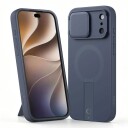 Tech-Protect Kevlar Aura Mobildeksel MagSafe for iPhone 17 Pro Max/18 Pro Max - Marineblå