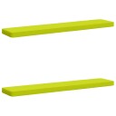 vidaXL 2 delt benkpute VUGHT 2 pcs 100% Polyester Lys grønn