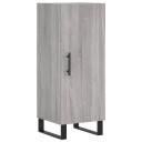 vidaXL Skjenk grå sonoma 34,5x34x90 cm konstruert tre