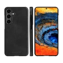 Dbramante1928 Lynge 2-i-1 Lommebokdeksel for Samsung Galaxy S25, Svart, Ekte Lær