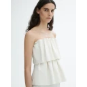 dagmar Dame Topper Hvit XL