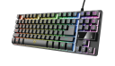 Trust Gaming GXT 833 Thado TKL - Tastatur - Nordisk - Svart